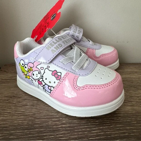 Hello Kitty Sneakers Sz 7 NEW Keroppi My Melody Back to School - Picture 2 of 8